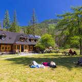 Image: PTTK Mountain Shelter in Roztoka Valley